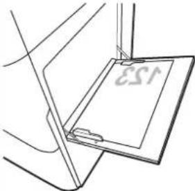 HP Color LaserJet Enterprise Flow MFP M6800zfsw - Tray 1 (multipurpose tray) paper orientation - 2