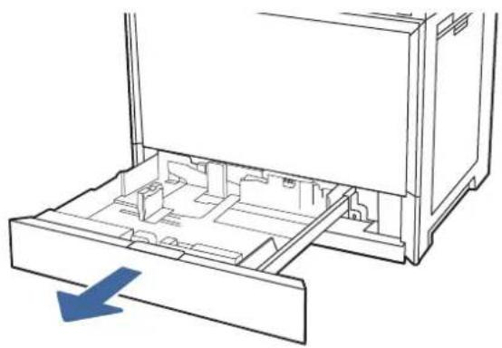 HP Color LaserJet Enterprise Flow MFP M6800zfsw - Load Tray 2 or the optional 550-sheet trays - 3