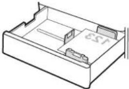 HP Color LaserJet Enterprise Flow MFP M6800zfsw - Tray 2 and the optional 550-sheet trays paper orientation - 3