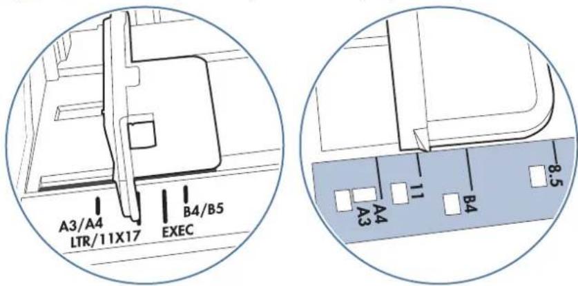 A3/A4 LTR/11X17 B4/B5 EXEC A3 A4 11 B4 8.5