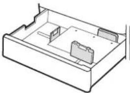 HP Color LaserJet Enterprise Flow MFP M6800zfsw - Tray 2 and the optional 550-sheet trays paper orientation - 12