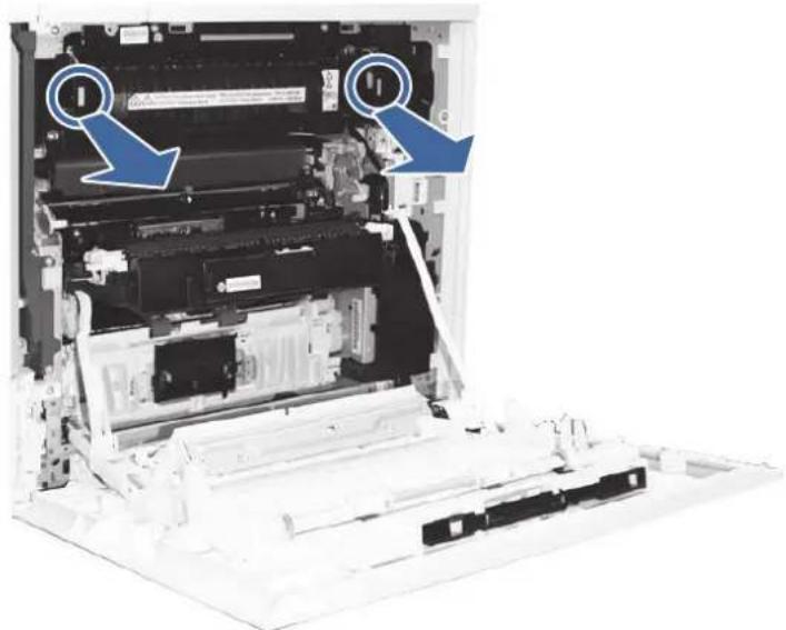 HP Color LaserJet Enterprise Flow MFP M6800zfsw - 13.80, 13.83, or 13.84 jam errors in the 3 Bin Stapler/Stacker - 7