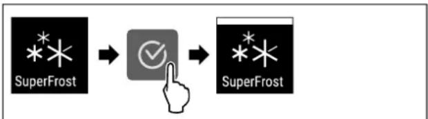 LIEBHERR IKGBN 51Vd23i Plus - Aktivering af SuperFrost - 2
