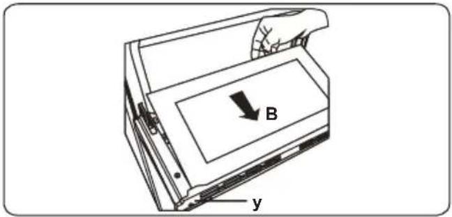 B y