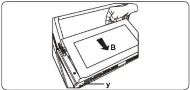 B y