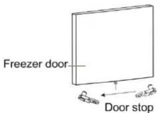 Freezer door Door stop