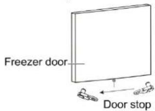 Freezer door Door stop