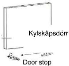 Kylskåpsdörr Door stop
