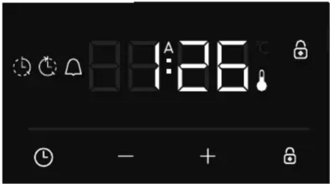 8:126°C, + - +