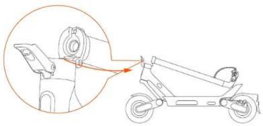 Yadea Elite Prime - Scooteren foldes sammen - 3