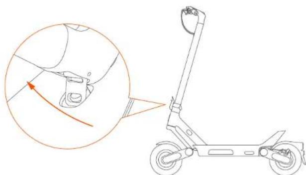 Yadea Elite Prime - Scooteren foldes sammen - 7