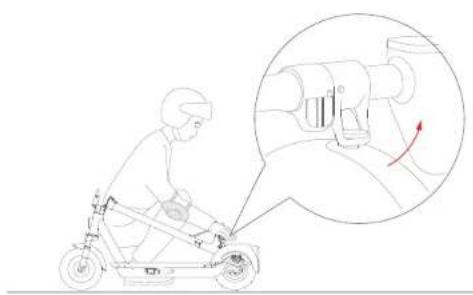 Yadea KS6 Pro - Scooteren foldes ud - 1