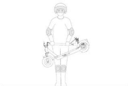 Yadea KS6 Pro - Scooteren foldes ud - 4
