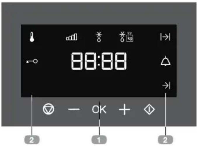 Küppersbusch CBM6330.0KSM6 - Descrição do visor - 1