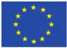 Blue background with a circle of twelve yellow stars, representing the European Union flag (no text or symbols beyond the stars)