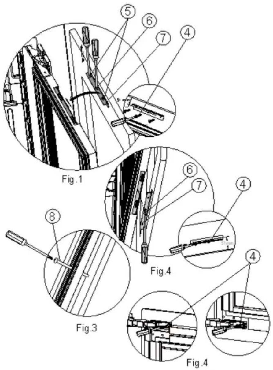 Witt WI6045T1B24 - Vinskabet skal udstyres med en speciallavet køkkenfront/ramme: - 1