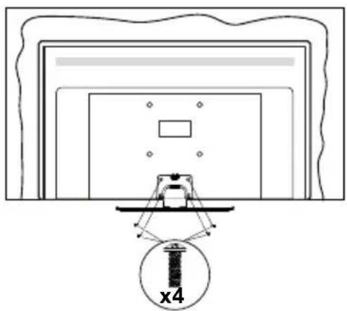 PANASONIC Viera TB-43W61AEZ - Samling af soklen - 2