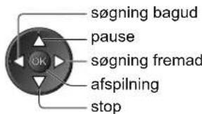 søgning bagud pause søgning fremad afspilning stop