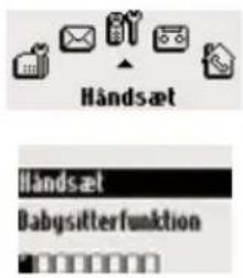 Håndsæt Håndsæt Dabysitterfunktion