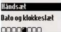 PHILIPS DECT 5112 - Indstil dato og klokkeslæt - 8