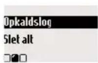 PHILIPS DECT 5112 - Slet alle indtastninger fra opkaldslog - 1
