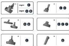 Grid of mechanical component icons with Chinese labels, likely for assembly or manufacturing instructions