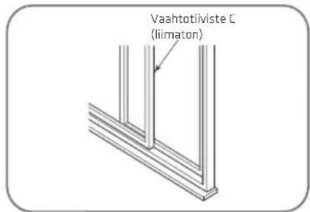 Vaahtotliviste C (liimaton)
