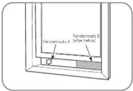 Fünsterinsats A Fünsterinsats B (after below)