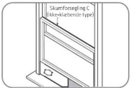Skumforsegling C (Ikke-klæbende type)