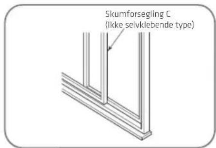 Skumforsegling C (Ikke selvklebende type)
