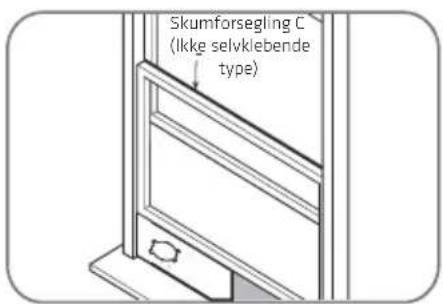 Skumforsegling C (Ikke selvklebende type)