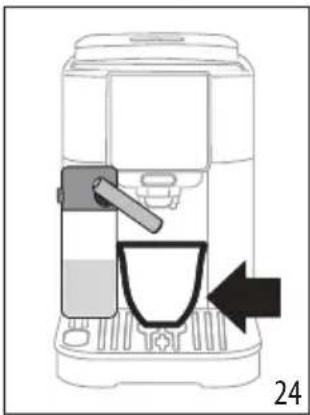 DELONGHI Magnifica Start ECAM 220.60 - Uttak av melkedrikken - 1