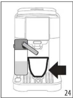 DELONGHI Magnifica Start ECAM 220.60 - Przygotowanie napoju mlecznego - 1