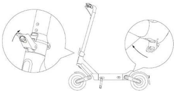 Yadea Elite Max - Scooteren foldes ud Transport - 1