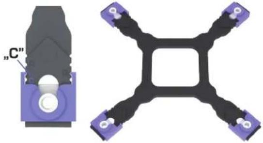 SilentiumPC LGA1700 LC1 Upgrade Kit - 24