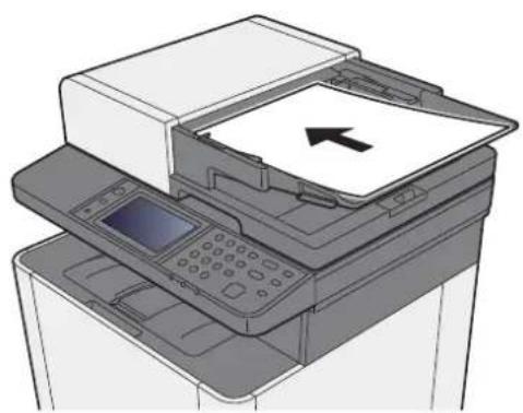 Utax P-C2655w MFP - Anbring originalerne. - 1