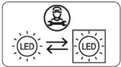SHARP SJ-BD237E2XS-EU - Udskiftning af LED-belysning - 2