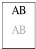 Utax P-4021DN - En lysere version af det forrige billede forbliver og udskrives gentagne gange - 1