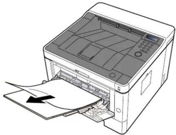 Utax P-4021DN - Fjern eventuelt fastklemt papir. - 1