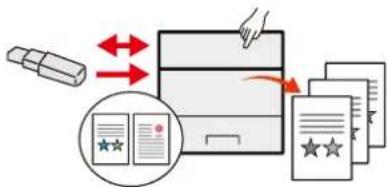 Utax P-4021DN - Brug USB-drev (USB-drev) - 1