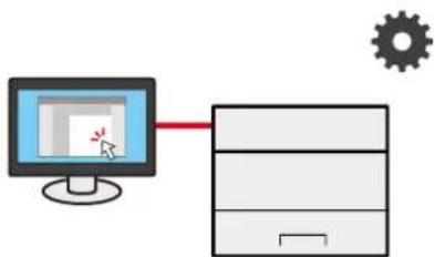 Utax P-4021DN - Udfør fjernbetjening (Embedded Web Server RX) - 1