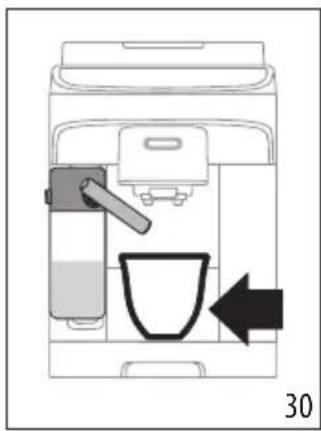 DELONGHI Magnifica Evo ECAM290.51.B - Uttak av melkedrikken - 1