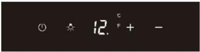 ① ⏚ 12. °C F + -