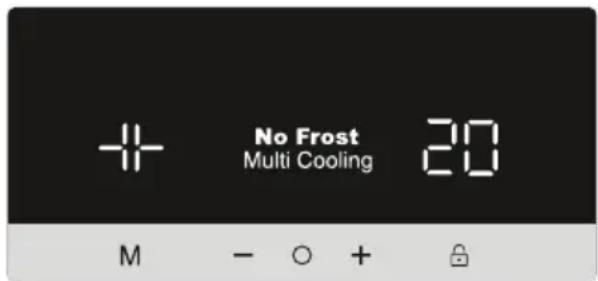 No Frost Multi Cooling 20 M - ○ + 🔒