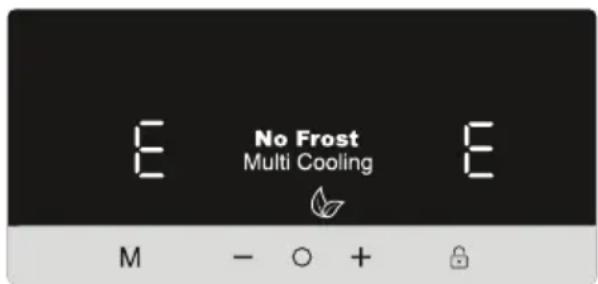 E No Frost Multi Cooling M - ○ + 🔒