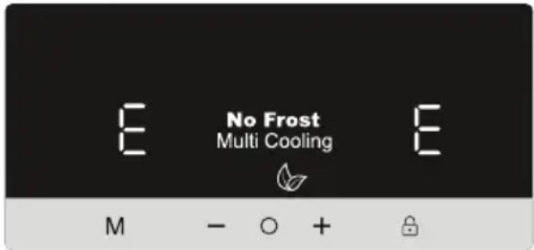 E No Frost Multi Cooling M - ○ + 🔒