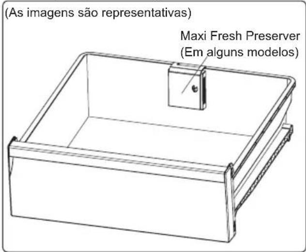 (As imagens são representativas) Maxi Fresh Preserver (Em alguns modelos)