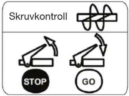 Skruvkontroll STOP GO