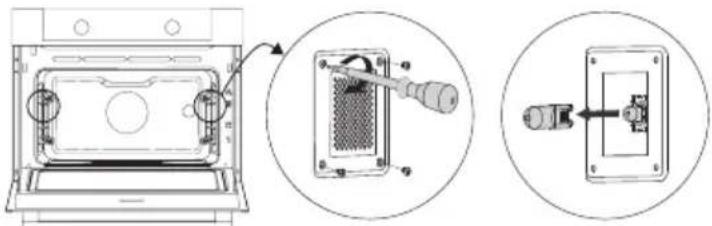 ASKO OCM8464A1 - Udskiftning af pære i ovnen - 4