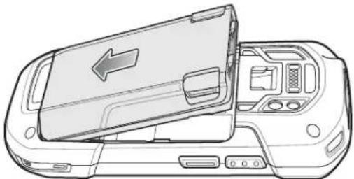 ZEBRA TC75 - Installing the Battery - 2